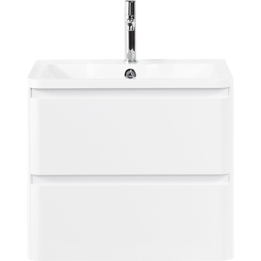 Изображение товара База под раковину BelBagno ALBANO с двумя ящиками Bianco Lucido