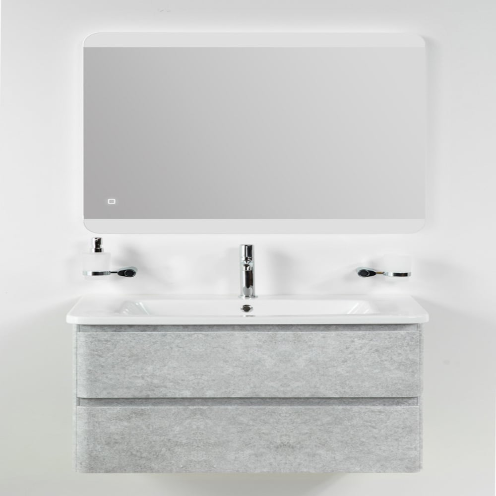 Изображение товара Подвесная база под раковину BelBagno ALBANO Cemento Verona Grigio 700x450 мм