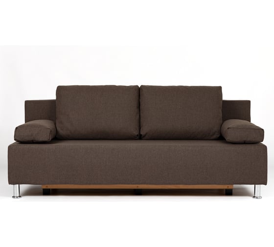 Изображение товара Диван-кровать Divan24 Морис кофейный двуспальный раскладной для дома рогожка 70300343