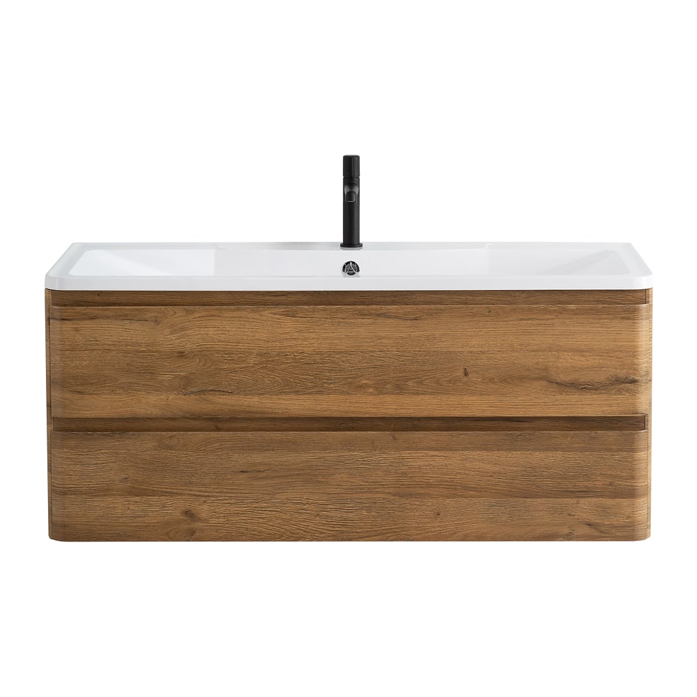 Изображение товара Подвесная база под раковину BelBagno ALBANO с ящиками Rovere Rustico