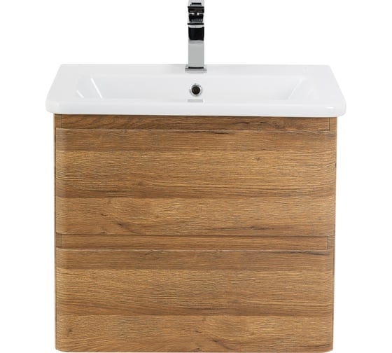 Изображение товара База под керамическую раковину BelBagno ALBANO-CER подвесная, с двумя выкатными ящиками, Rovere Rustico, 570x444x500, ALBANO-CER-600-2C-SO-RR