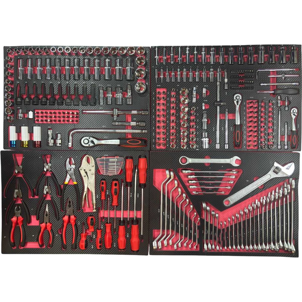 Изображение товара Профессиональный набор ложементов для инструментальной тележки Great Wolf GWA-321R