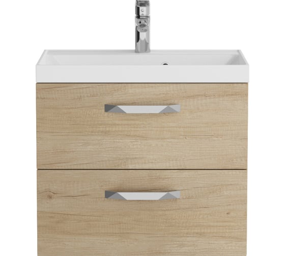 Изображение товара База под раковину BelBagno AURORA подвесная, с двумя выкатными ящиками, Rovere Nebrasca Nature, 700x450x500, AURORA-700-2C-SO-RNN