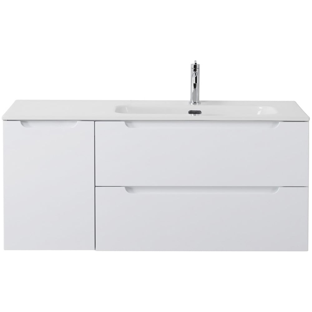 Изображение товара Подвесная база под раковину BelBagno ETNA Bianco Lucido 1209x462x500 мм