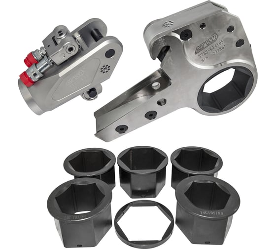 Изображение товара Комплект гидравлического кассетного ключа ATW (105-80 мм.) 1852-18521 Нм TTBS-K14