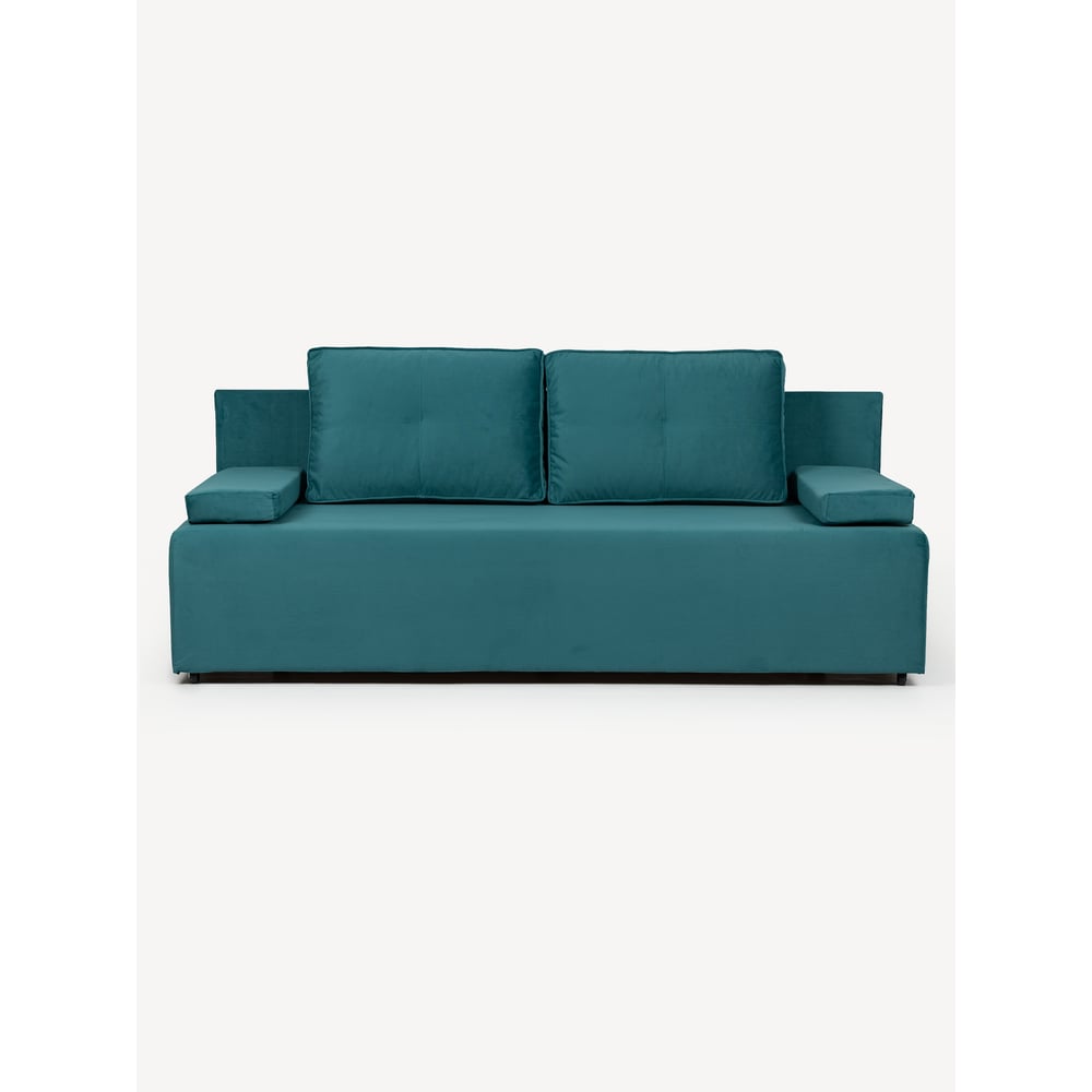 Изображение товара Диван-кровать Divan24 Турин лайт зеленый велюр двуспальный раскладной