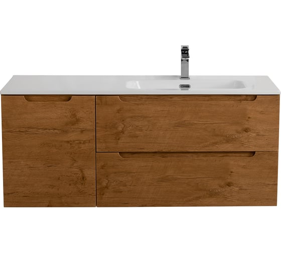 Изображение товара База под раковину BelBagno ETNA подвесная, с двумя выкатными ящиками и одной распашной дверцей, правосторонняя Rovere Nature,1004x462x500, ETNA-1000-2C-1A-SO-RN-R