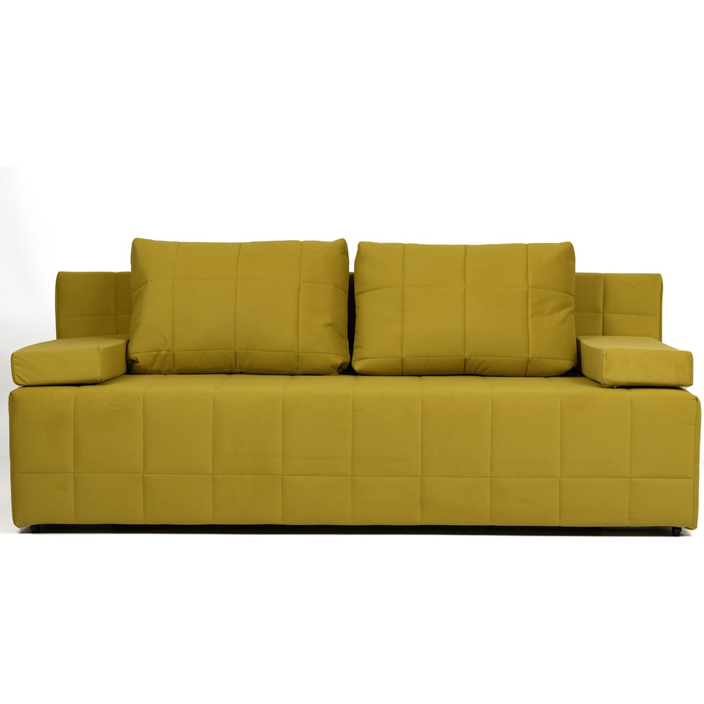 Изображение товара Диван-кровать Divan24 Вентура желтый механизм Еврокнижка 195x77x73 см