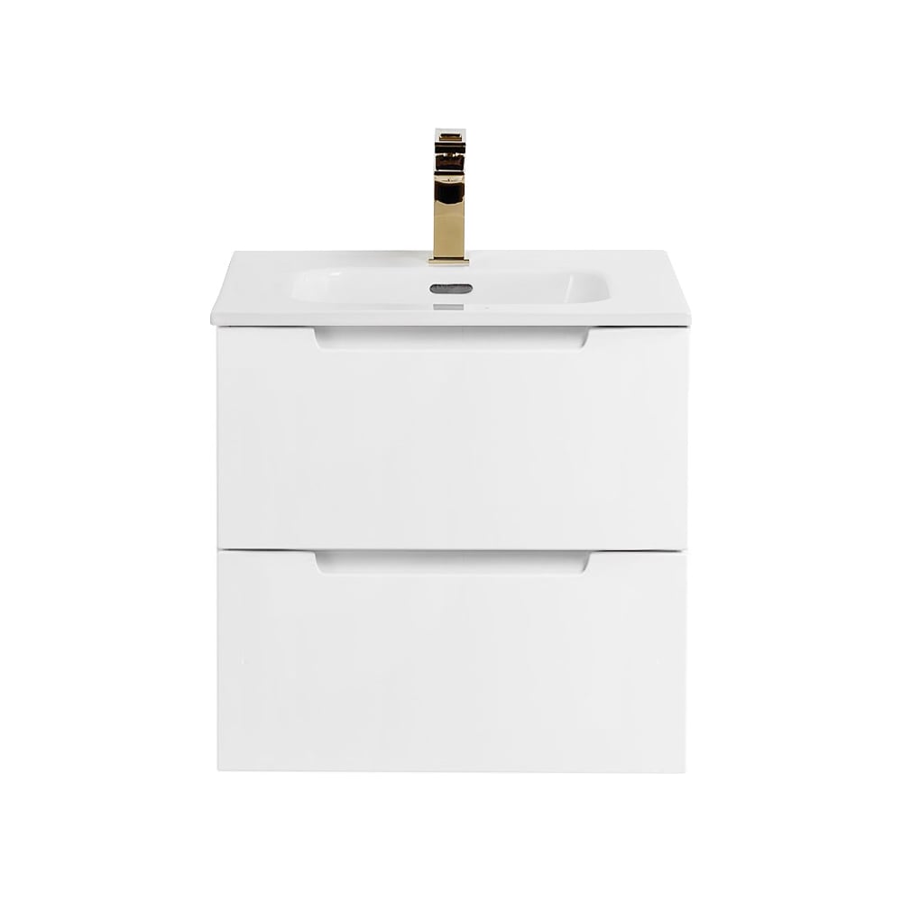 Изображение товара Подвесная база под раковину BelBagno ETNA 2 ящика Bianco Lucido современные стили