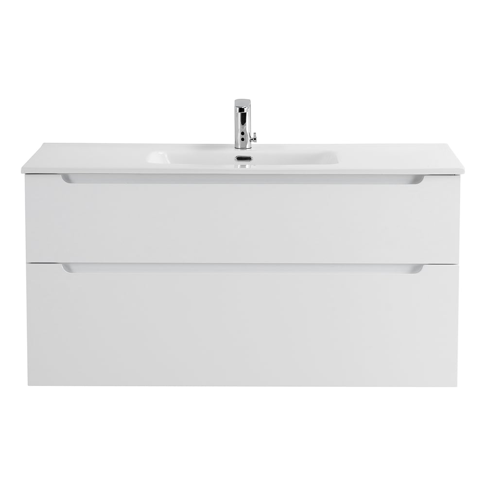 Изображение товара База под раковину BelBagno ETNA-H60 1200x455x600 Bianco Lucido подвесная с ящиками