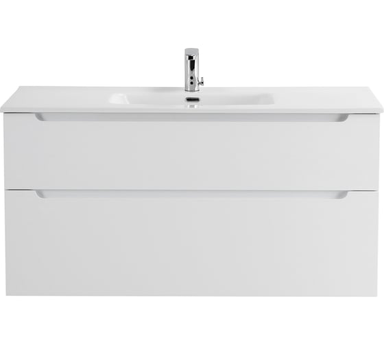 Изображение товара База под раковину BelBagno ETNA-H60 подвесная, с двумя выкатными ящиками, с доводчиками, Bianco Lucido, 1200x455x600, ETNA-H60-1200-2C-SO-BL-P