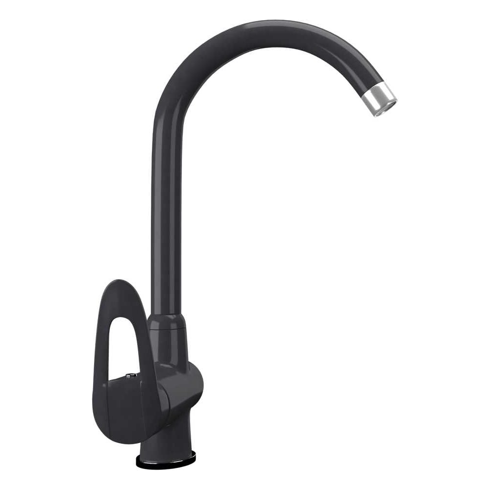 Изображение товара Кухонный смеситель MAUNFELD темно-серый MFQT-6DGR с поворотным изливом