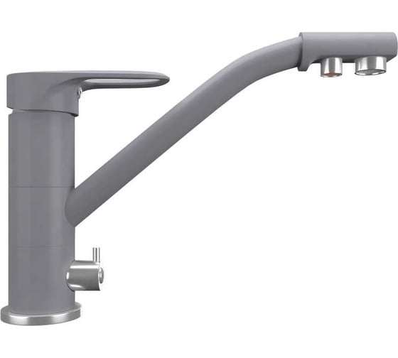 Изображение товара Кухонный смеситель MAUNFELD светло-серый MFQT-10LGR