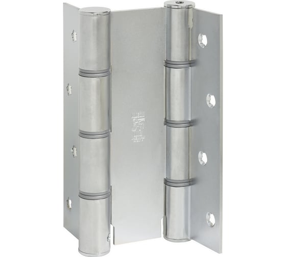 Изображение товара Барная пружинная петля двойного действия ALDEGHI LUIGI SPA 155х27х40 мм, цвет: хром, к-т: 2 шт + монтажный набор 87AC155-40