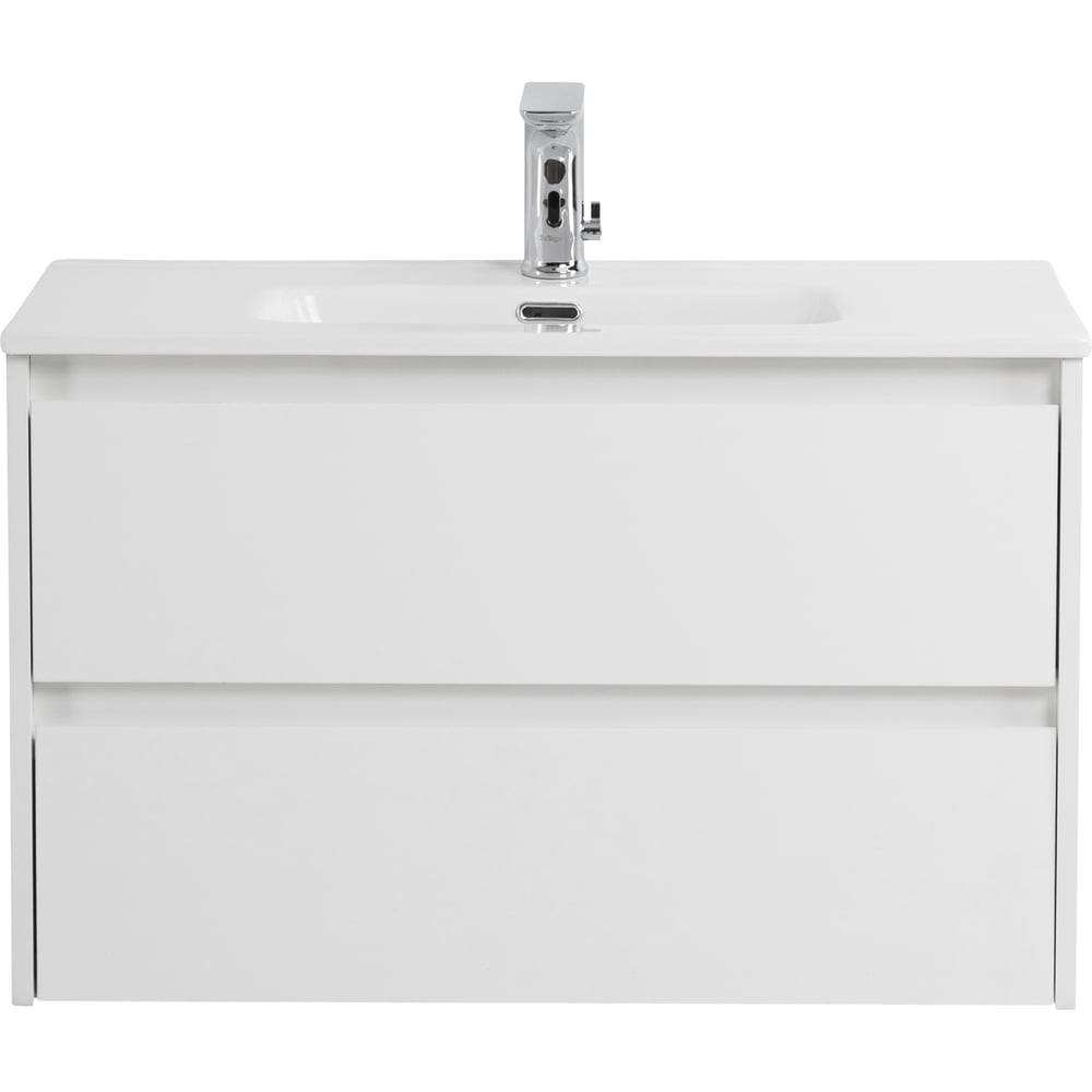 Изображение товара База под раковину BelBagno KRAFT 39 напольная белая с ящиками 805x390 мм