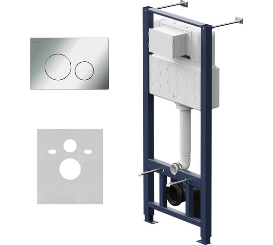 Изображение товара Инсталляция для подвесного унитаза с пневматической клавишей AM.PM Pro I012704.9051