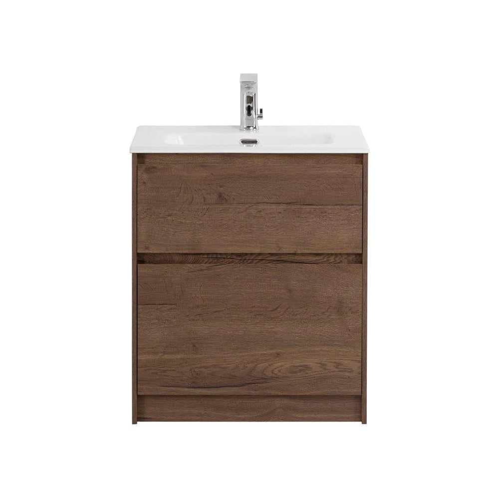 Изображение товара База под раковину BelBagno KRAFT напольная Rovere Tabacco 600x460x840 с двумя ящиками