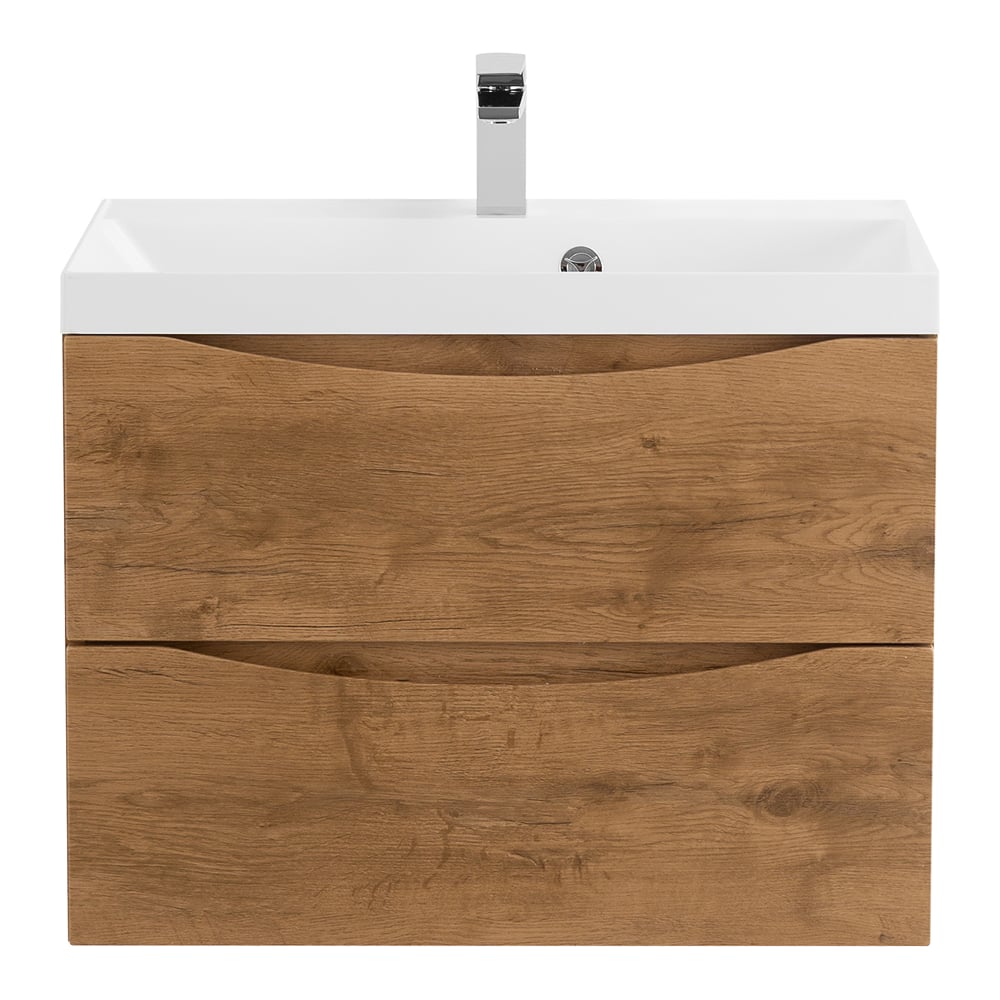 Изображение товара Подвесная база под раковину BelBagno MARINO с двумя ящиками Rovere Nature 700х450х500