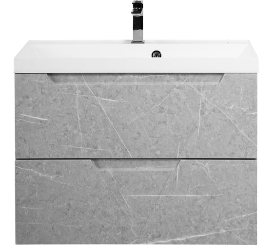 Изображение товара База под раковину BelBagno VITTORIA подвесная, с двумя выкатными ящиками, Toros Bianco, 800x450x570, VITTORIA-800-2C-SO-TB-P