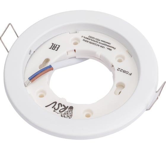 Изображение товара Встраиваемый светильник RSV белый RSV-DC-01-GX53 100386