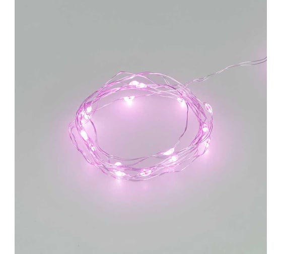 Изображение товара Светодиодная гирлянда Ardecoled ARD-DEW-HOME-2000-CLEAR-20LED-STD Purple 1шт 048706