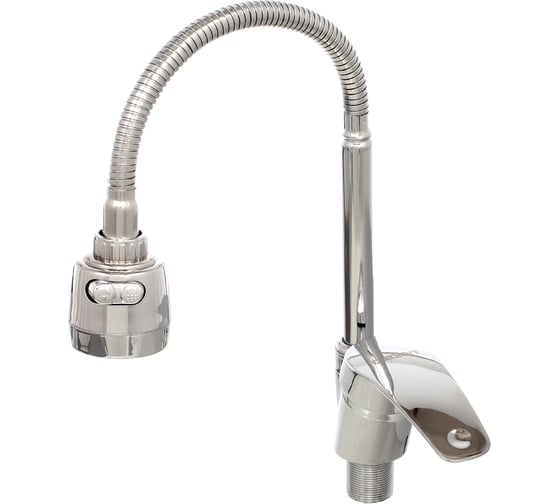 Изображение товара Смеситель стандарт однорычажный для кухни Dikalan гайка, рефлектор, керамический картридж 40мм 67-0-728