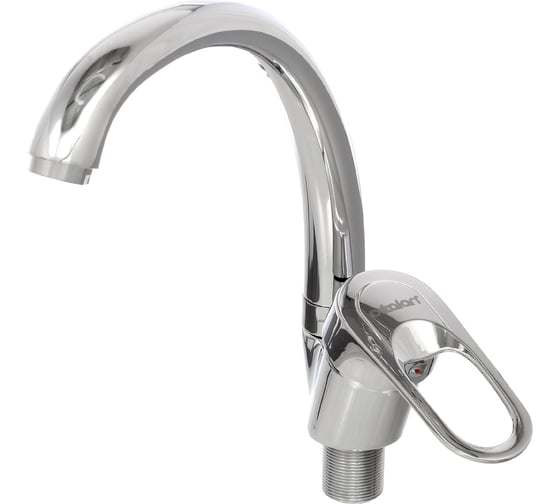 Изображение товара Смеситель стандарт однорычажный для кухни Dikalan гайка, керамический картридж 40мм 67-0-726