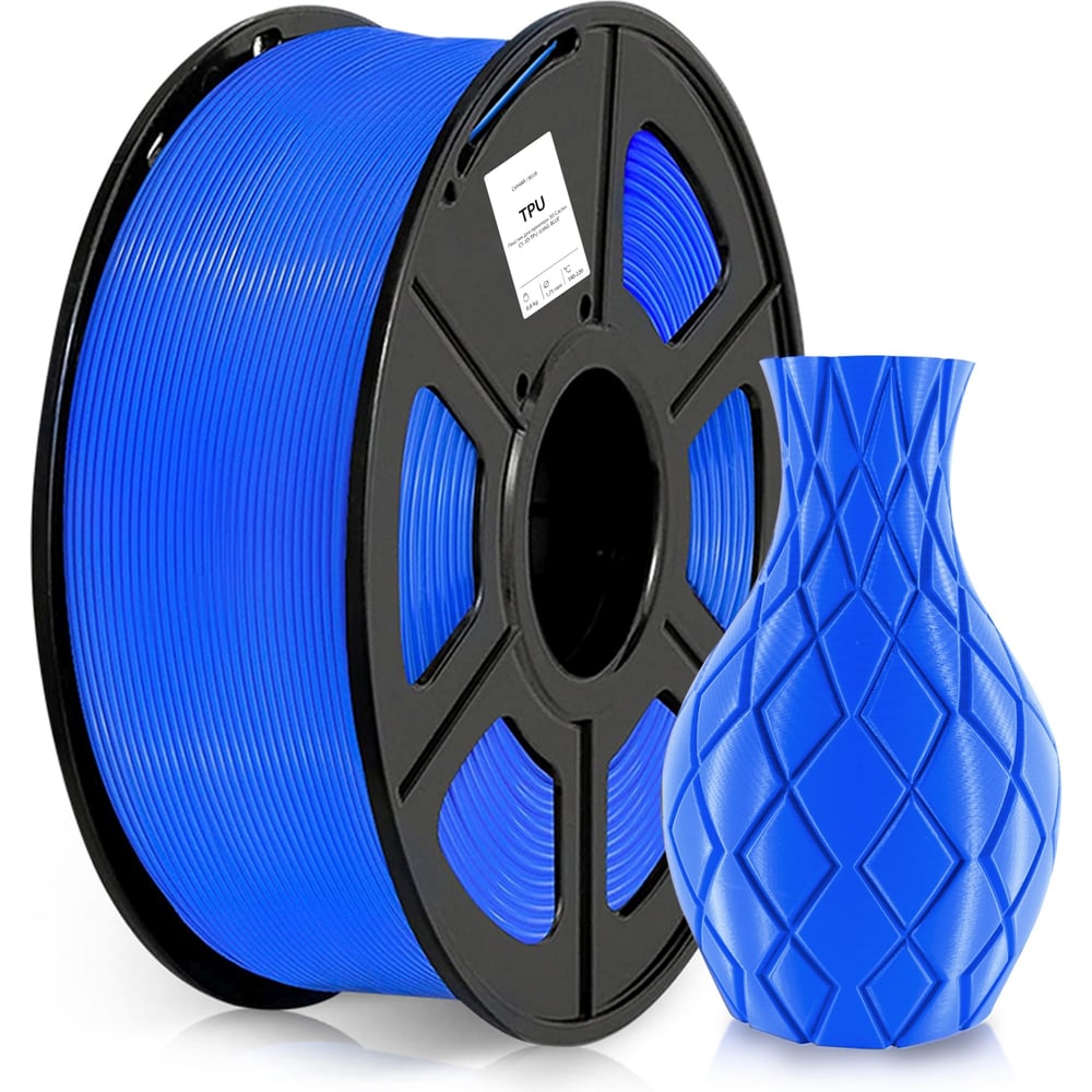 Изображение товара Пластик для 3D-принтера CACTUS 3D TPU 0.8 кг голубой