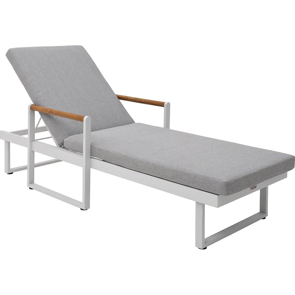 Изображение товара Шезлонг из алюминия Joygarden MAYA белый 1900х730х565