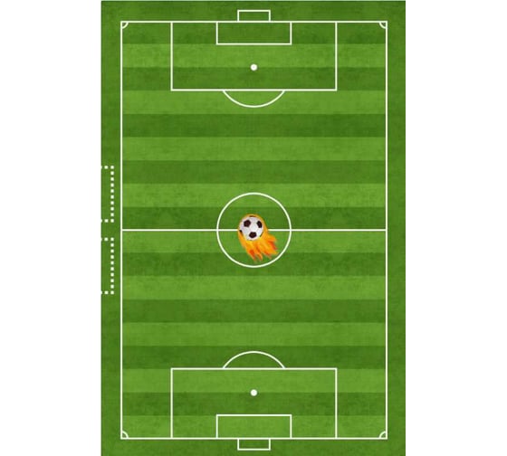 Изображение товара Коврик Dekorelle Velvet kids VK006-1 1.2x1.8 м VK006-1_1,2x1,8