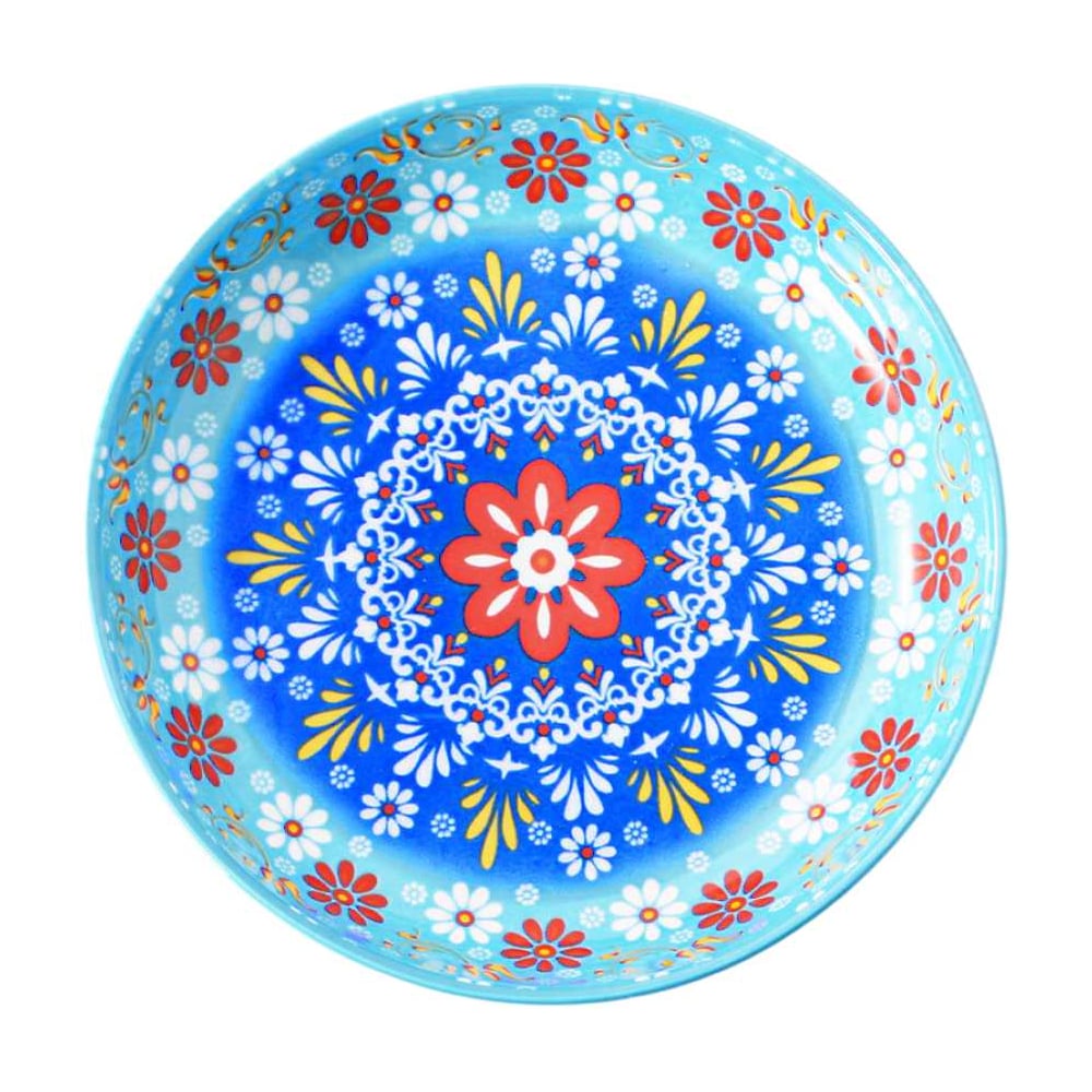 Изображение товара Тарелка HOMIUM KITCHEN Восток голубая 18 см