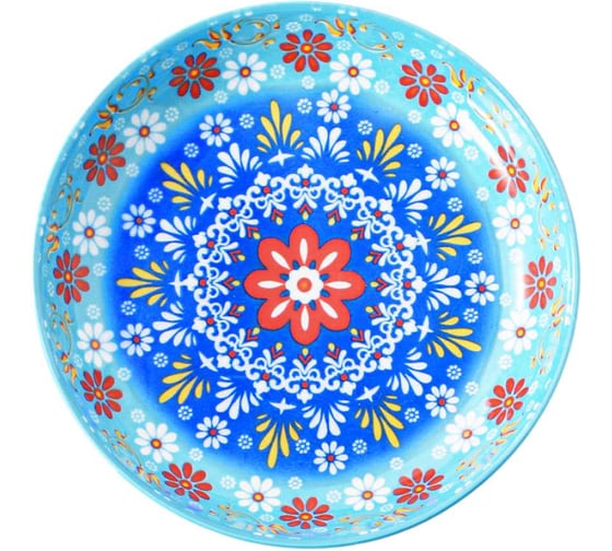 Изображение товара Тарелка Homium Kitchen, Multi, Восток, диаметр 18 см, голубой vostok03