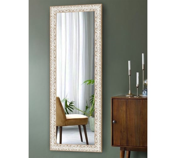 Изображение товара Зеркало настенное Декарт в раме 50x140 см 8Л3642