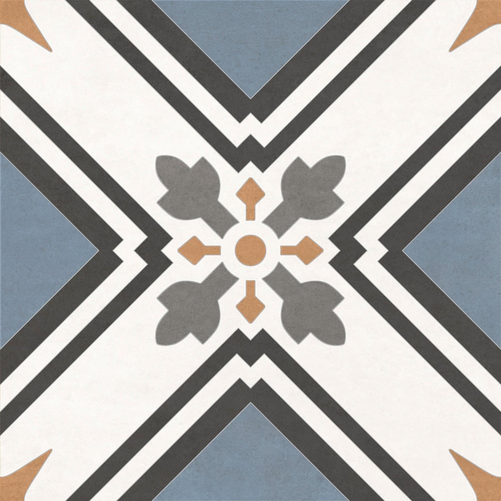 Изображение товара Керамогранит NewTrend Dante матовый 200x200 мм с рисунком пэчворк и глазурью