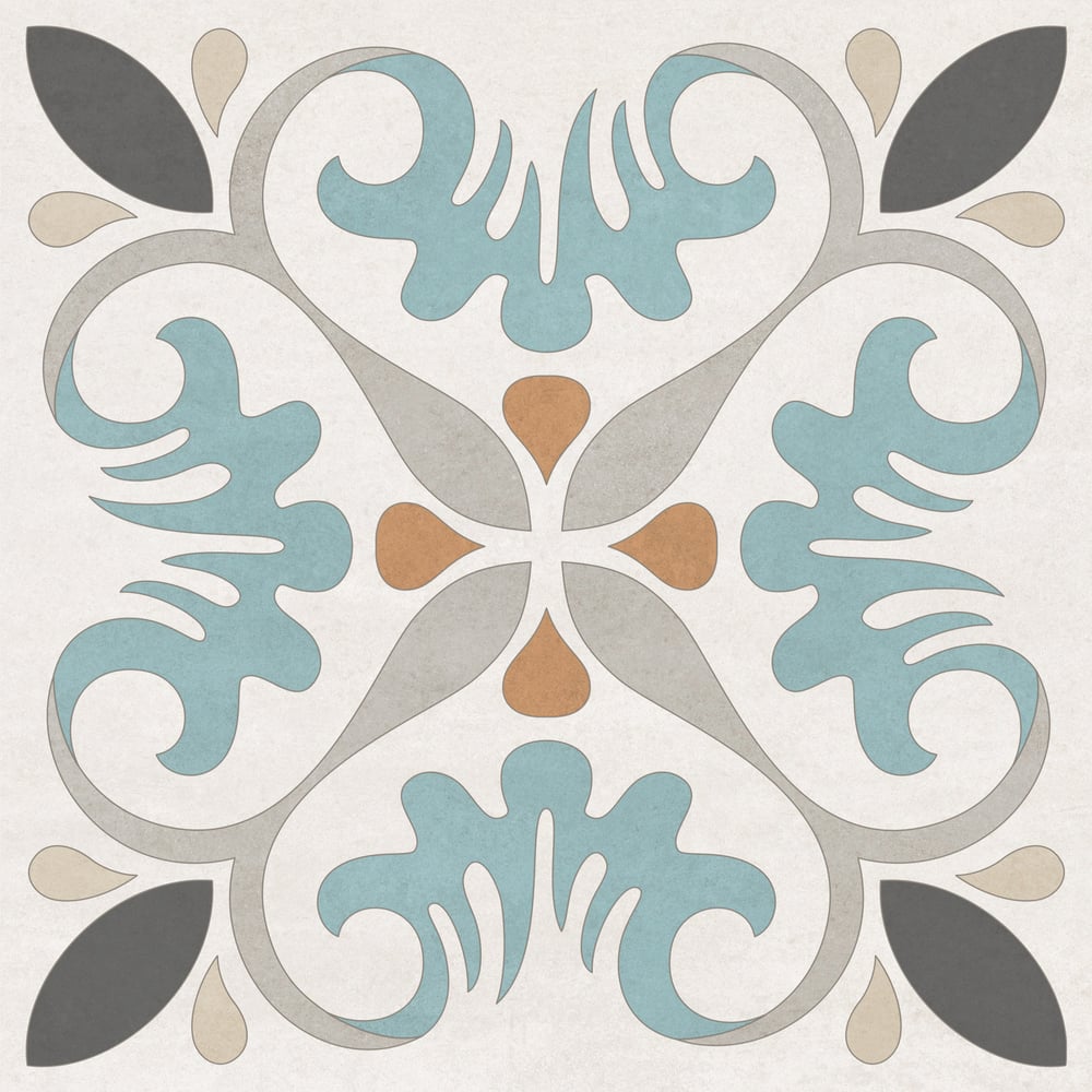 Изображение товара Керамогранит NewTrend Laura матовый 200x200 мм 24 шт Пэчворк для ванной и кухни