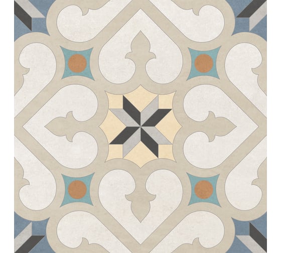 Изображение товара Керамогранит NewTrend Damask матовый, 200x200x8 мм, 24 шт. GP2020DGA11