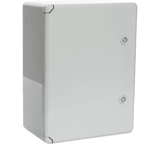 Изображение товара Корпус пластиковый с монтажной панелью ЩМП IP65 серая дверь 400x300x170 Промрукав PR08.26482