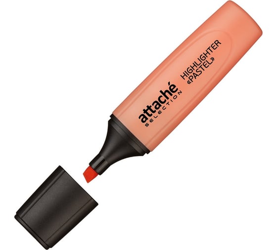 Изображение товара Маркер 12 шт в упаковке Attache Selection Pastel выделитель текста 1-5 мм оранжевый 958590