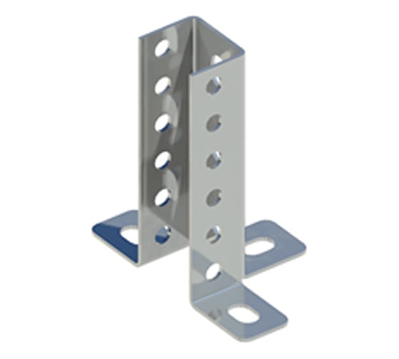 Изображение товара Крепление потолочные универсальное ООО "СТАЛЬНЫЕ СИСТЕМЫ" KRP-U 40x30, 2,0мм, L=120мм SK42KG-17