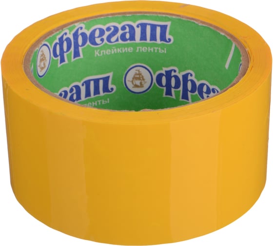 Изображение товара Упаковочная лента Фрегат 48 мм х 50 м, 43 мкм, желтая СЦ4850Ж