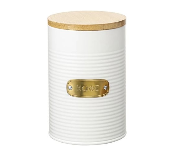 Изображение товара Банка для хранения кофе Smart Solutions Irmel, 1.3 л, молочная SS0000178