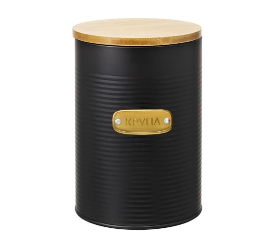 Изображение товара Банка для хранения крупы Smart Solutions Irmel, 2.5 л, графит SS0000189