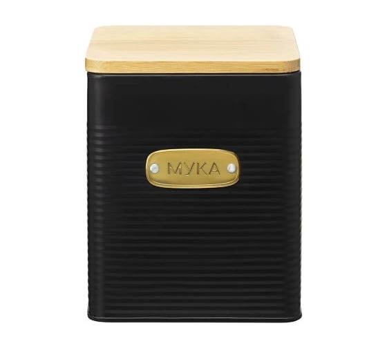 Изображение товара Банка для хранения муки Smart Solutions Irmel, 3.2 л, графит SS0000213