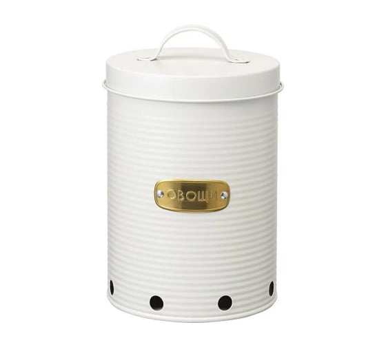 Изображение товара Банка для хранения овощей Smart Solutions Irmel, 2.5 л, молочная SS0000215