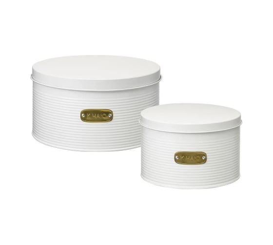 Изображение товара Набор банок для хранения сладостей Smart Solutions Irmel, молочные, 2 шт SS0000223