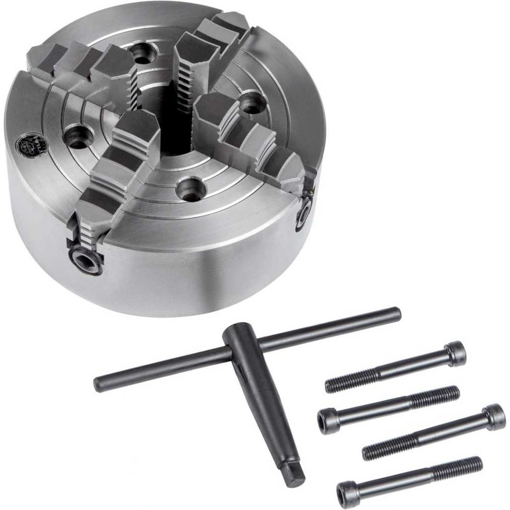 Изображение товара Патрон токарный YTUM 250мм, 4-х кулачковый K72-250/C6 ch25012