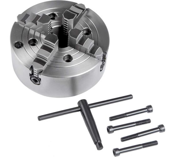 Изображение товара Патрон токарный YTUM 250мм, 4-х кулачковый, K72-250/С6 ch25012