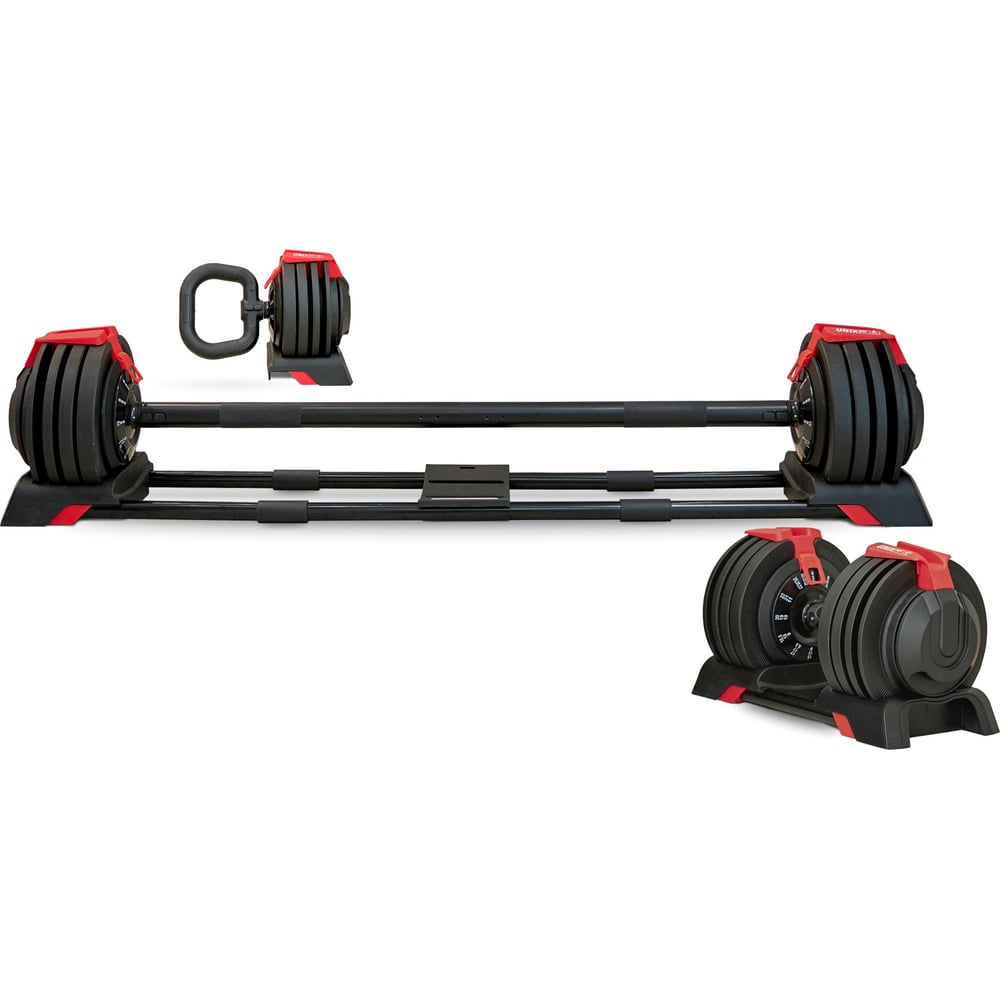 Изображение товара Многофункциональная регулируемая штанга UNIXFIT 24 кг BBREG3IN124