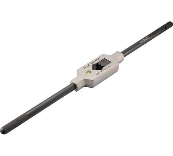 Изображение товара Вороток для метчиков H-Tools №4 M9-M27 (5.5-16мм) 480мм DIN1814 INOX (с уровнем) 08802070