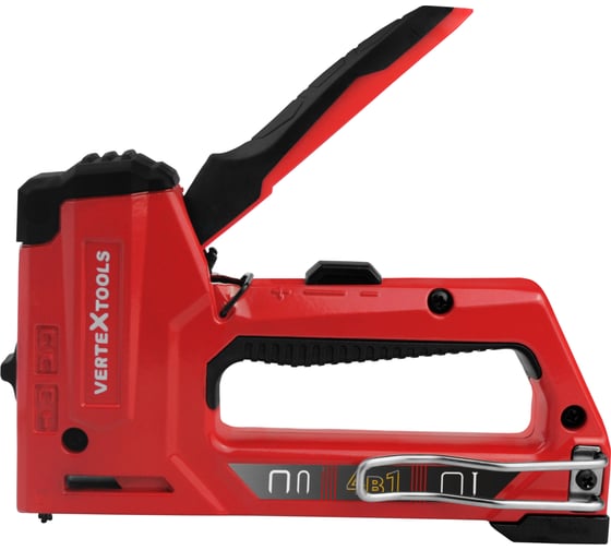 Изображение товара Степлер строительный многофункциональный vertextools PRO 4в1 6-14 ММ (тип 140,53,36,28,300,500) 0043-06